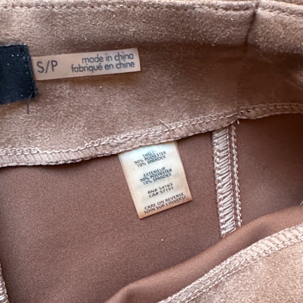 Ivanka Trump Tan Suede-Style Trousers - Picture 3 of 4
